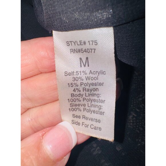 Cabi Cropped Channel Like Tweed Jacket Gold Buttons M Money Classic Office Siren - Picture 7 of 10